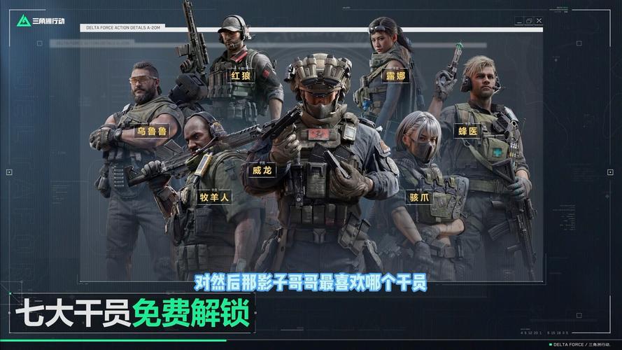 三角洲行动角色
