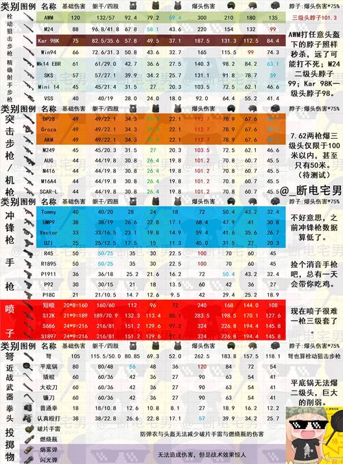 绝地求生最强枪配